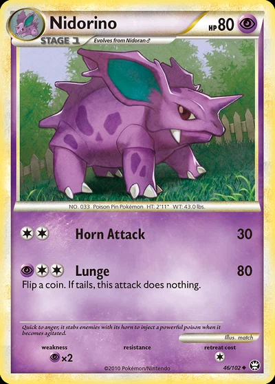 Nidorino – HS—Triumphant nr 046/102 (Standard)