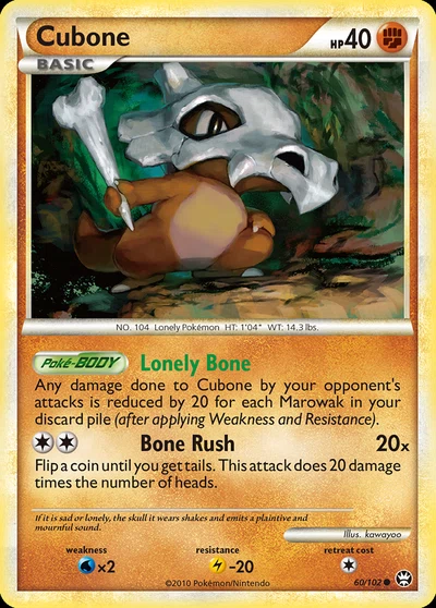 Cubone – HS—Triumphant nr 060/102 (Standard)