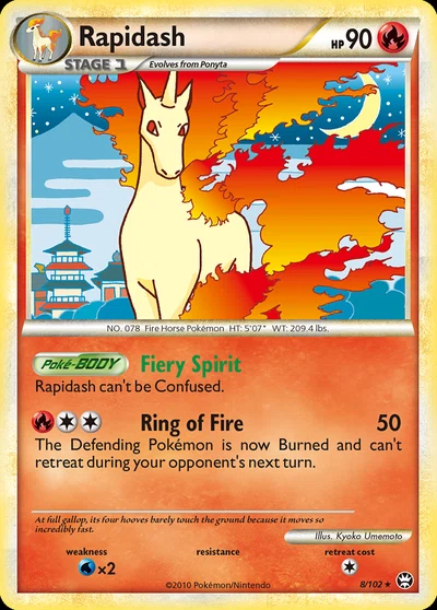 Rapidash – HS—Triumphant nr 008/102 (Standard)
