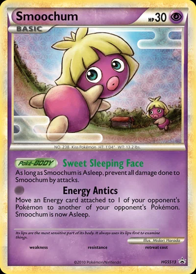 Smoochum – HGSS Black Star Promos nr HGSS13 (Standard)