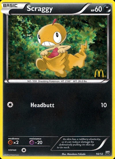 Scraggy – McDonald's Collection 2012 nr 010/012 (Standard)
