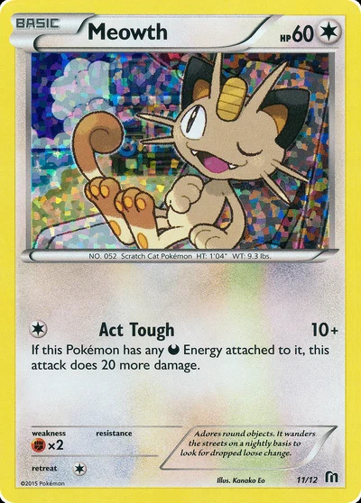 Meowth – McDonald's Collection 2016 nr 011/012 (Standard)