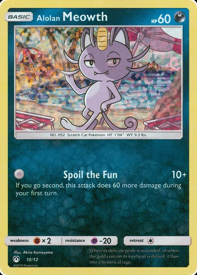 Alolan Meowth – McDonald's Collection 2019 nr 010/012 (Standard)