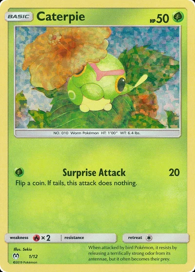 Caterpie – McDonald's Collection 2019 nr 001/012 (Standard)