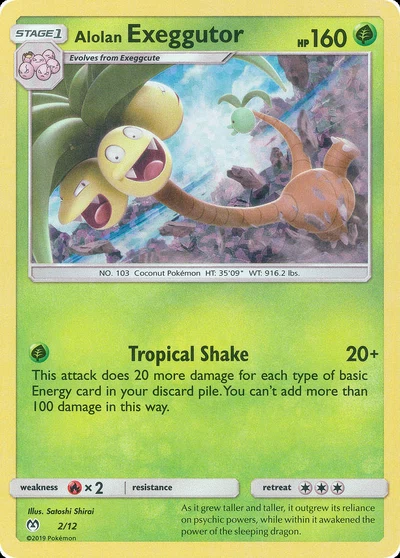 Alolan Exeggutor – McDonald's Collection 2019 nr 002/012 (Standard)