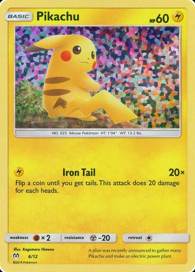 Pikachu – McDonald's Collection 2019 nr 006/012 (Standard)