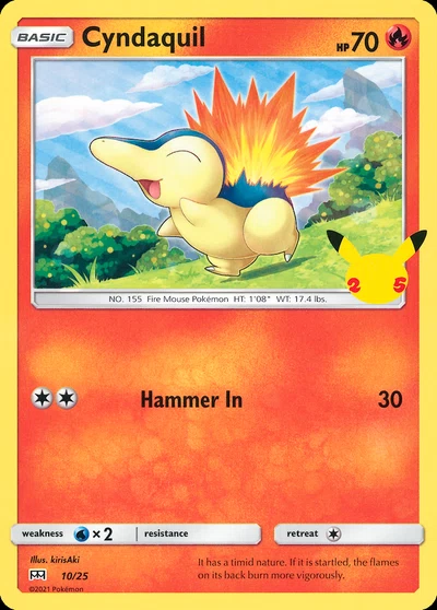 Cyndaquil – McDonald's Collection 2021 nr 010/025 (Standard)