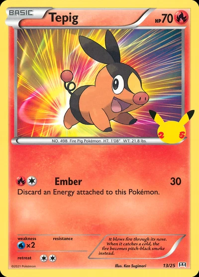 Tepig – McDonald's Collection 2021 nr 013/025 (Standard)