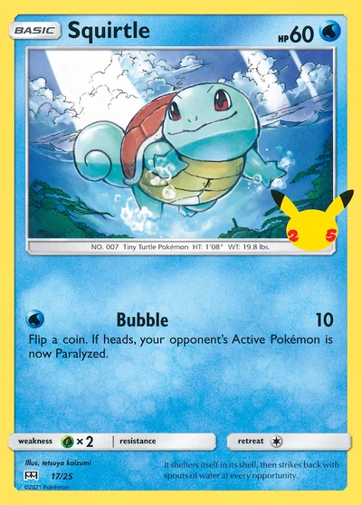 Squirtle – McDonald's Collection 2021 nr 017/025 (Standard)
