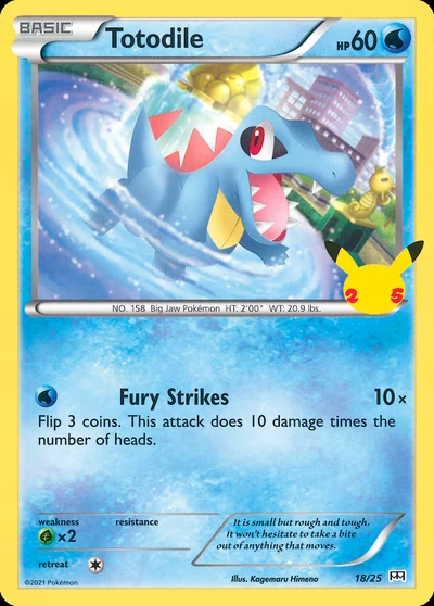 Totodile – McDonald's Collection 2021 nr 018/025 (Standard)