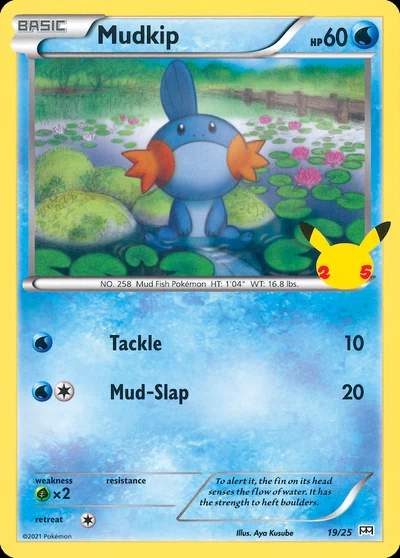 Mudkip – McDonald's Collection 2021 nr 019/025 (Standard)
