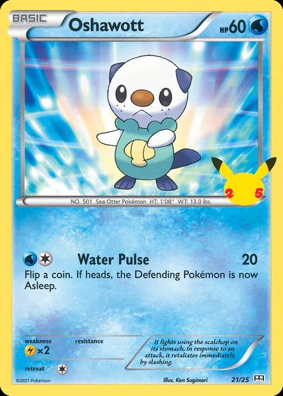 Oshawott – McDonald's Collection 2021 nr 021/025 (Standard)