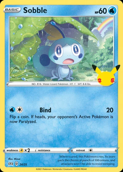 Sobble – McDonald's Collection 2021 nr 024/025 (Standard)
