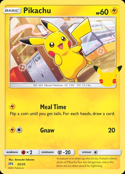 Pikachu – McDonald's Collection 2021 nr 025/025 (Standard)