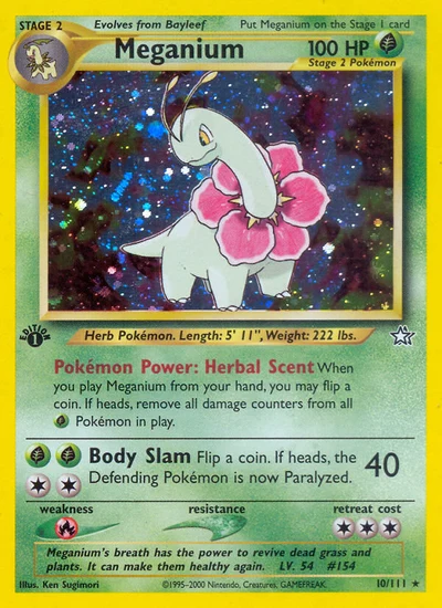 Meganium – Neo Genesis nr 010/111 (Standard)