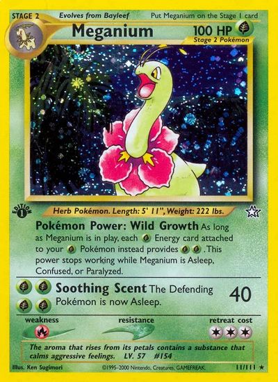 Meganium – Neo Genesis nr 011/111 (Standard)