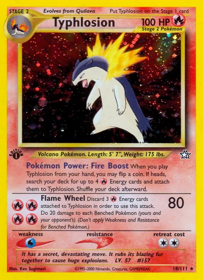 Typhlosion – Neo Genesis nr 018/111 (Standard)