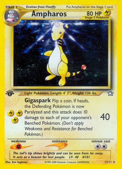 Ampharos – Neo Genesis nr 001/111 (Standard)