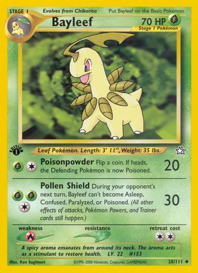 Bayleef – Neo Genesis nr 028/111 (Standard)
