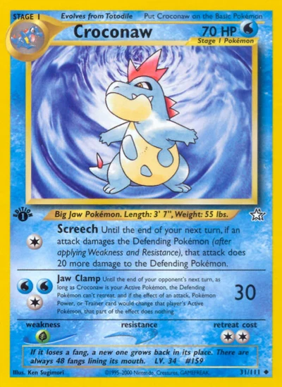 Croconaw – Neo Genesis nr 031/111 (Standard)
