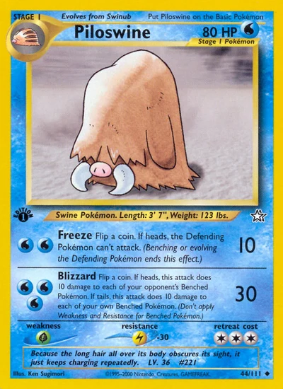 Piloswine – Neo Genesis nr 044/111 (Standard)
