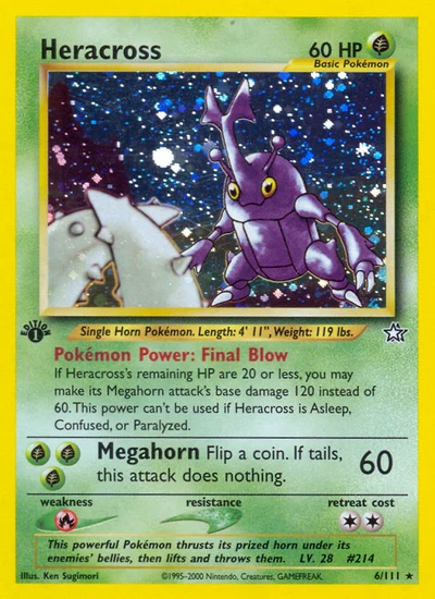 Heracross – Neo Genesis nr 006/111 (Standard)