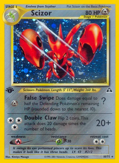 Scizor – Neo Discovery nr 010/075 (Standard)