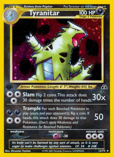 Tyranitar – Neo Discovery nr 012/075 (Standard)