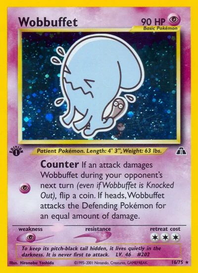 Wobbuffet – Neo Discovery nr 016/075 (Standard)