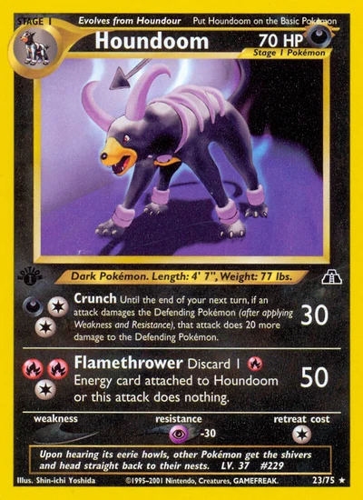 Houndoom – Neo Discovery nr 023/075 (Standard)