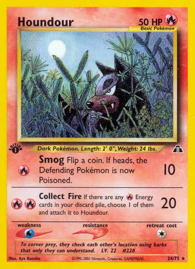 Houndour – Neo Discovery nr 024/075 (Standard)