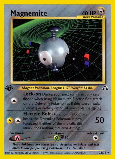 Magnemite – Neo Discovery nr 026/075 (Standard)