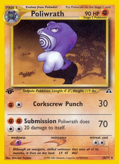 Poliwrath – Neo Discovery nr 028/075 (Standard)