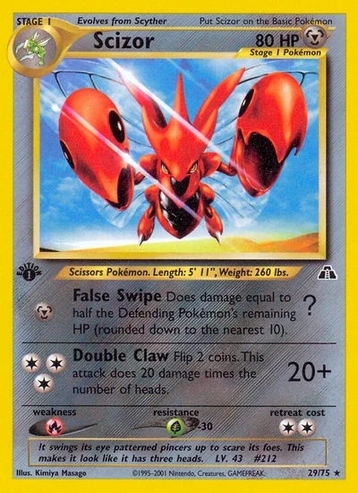 Scizor – Neo Discovery nr 029/075 (Standard)