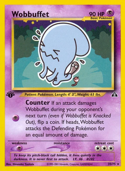 Wobbuffet – Neo Discovery nr 035/075 (Standard)