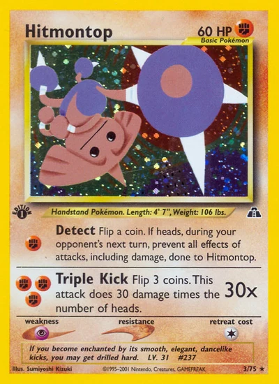 Hitmontop – Neo Discovery nr 003/075 (Standard)