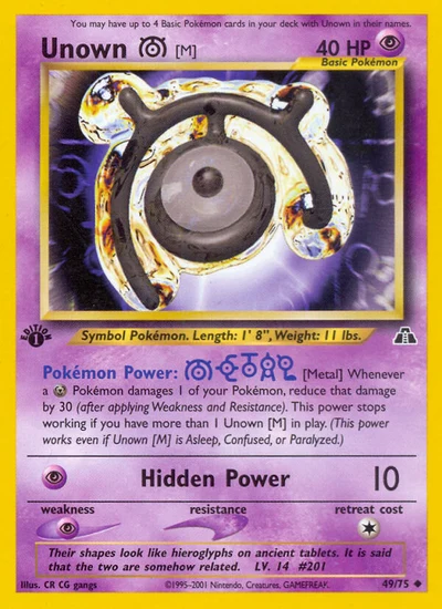 Unown [M] – Neo Discovery nr 049/075 (Standard)