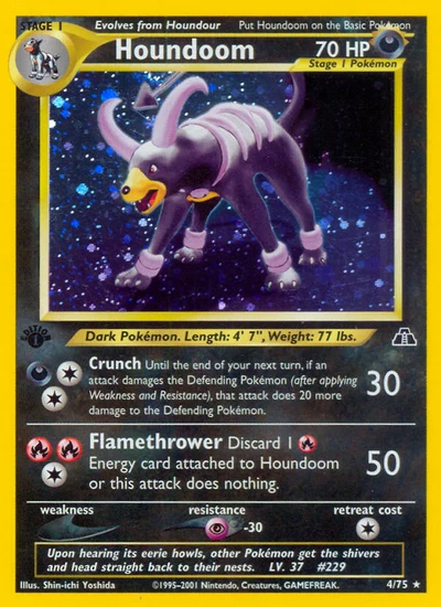 Houndoom – Neo Discovery nr 004/075 (Standard)