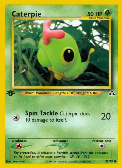 Caterpie – Neo Discovery nr 053/075 (Standard)