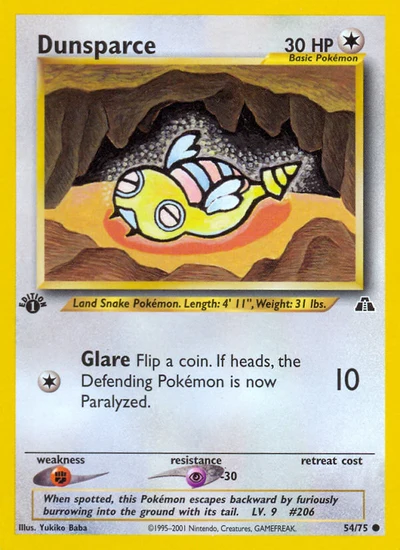 Dunsparce – Neo Discovery nr 054/075 (Standard)