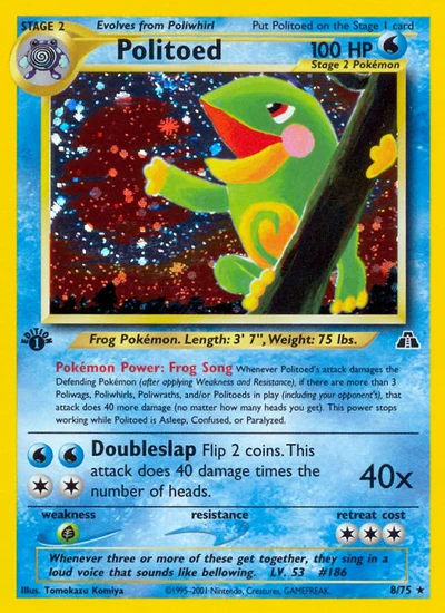 Politoed – Neo Discovery nr 008/075 (Standard)