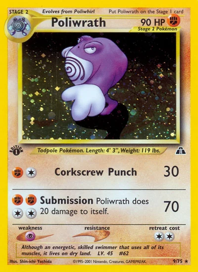 Poliwrath – Neo Discovery nr 009/075 (Standard)