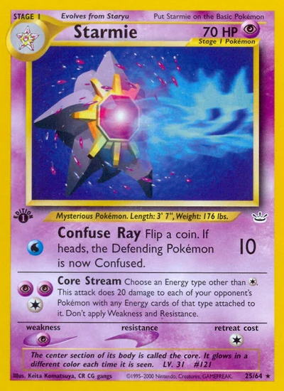 Starmie – Neo Revelation nr 025/064 (Standard)