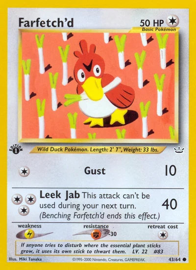 Farfetch'd – Neo Revelation nr 043/064 (Standard)