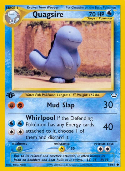 Quagsire – Neo Revelation nr 048/064 (Standard)