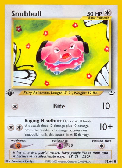Snubbull – Neo Revelation nr 055/064 (Standard)