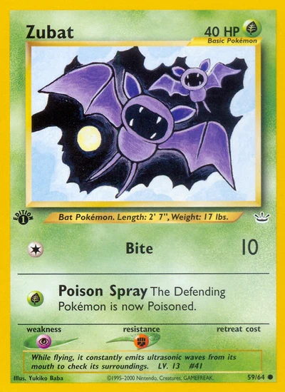 Zubat – Neo Revelation nr 059/064 (Standard)