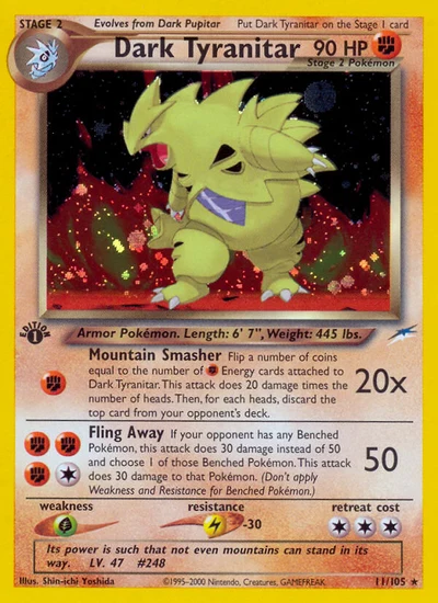 Dark Tyranitar – Neo Destiny nr 011/105 (Standard)