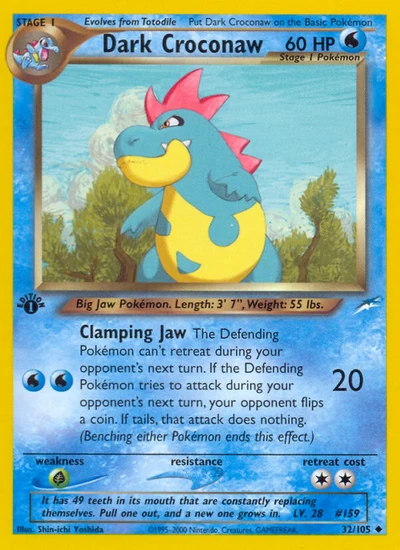 Dark Croconaw – Neo Destiny nr 032/105 (Standard)