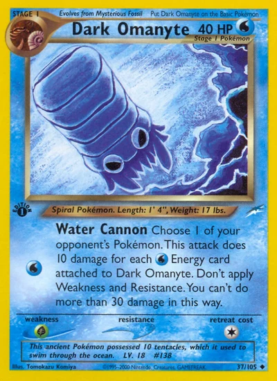 Dark Omanyte – Neo Destiny nr 037/105 (Standard)